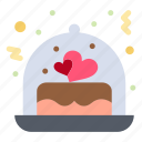 cake, gift, love, wedding