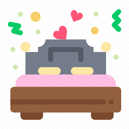 Bed, love, married, romance, wedding icon - Download on Iconfinder