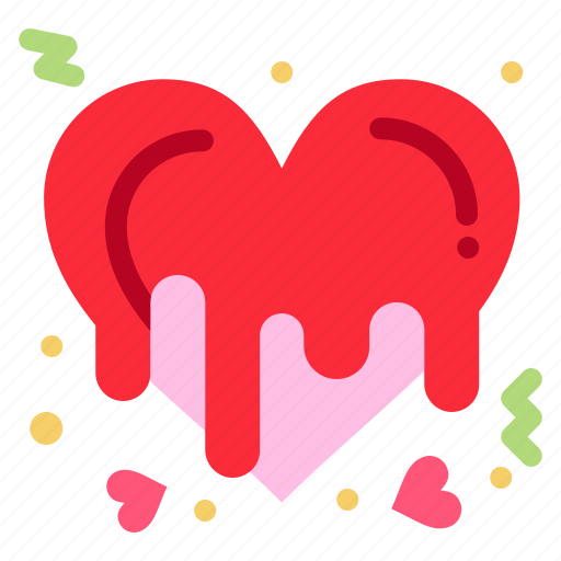 Bleeding, heart, love, romance icon - Download on Iconfinder