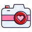 camera, photo, heart, love, lovely 