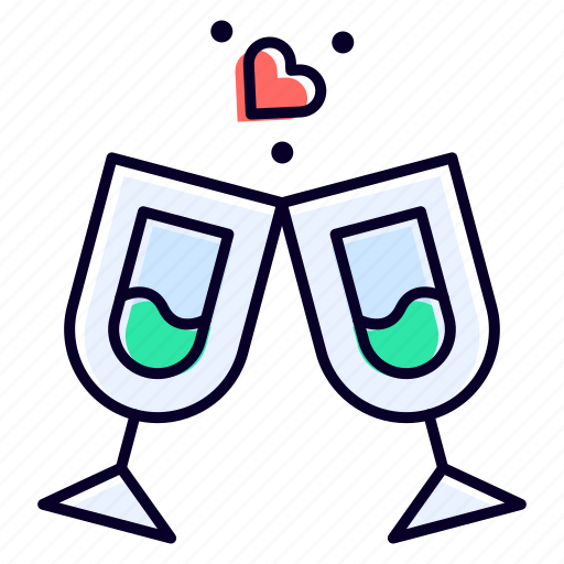 Wine, glass, date, restaurant icon - Download on Iconfinder