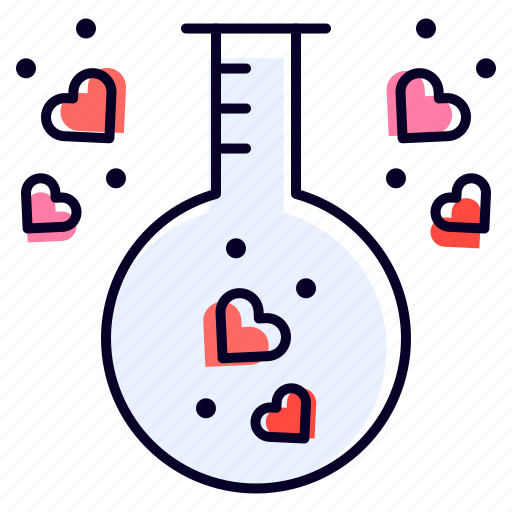 Flask, love, potion, heart icon - Download on Iconfinder