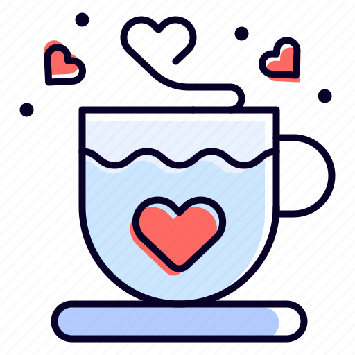 Tea, heart, coffee, cup, love icon - Download on Iconfinder