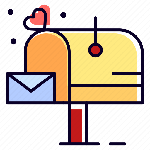 Mailbox, letter, lettterbox, post, love icon - Download on Iconfinder