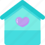 home, house, valentine&#x27;s day, heart, love 