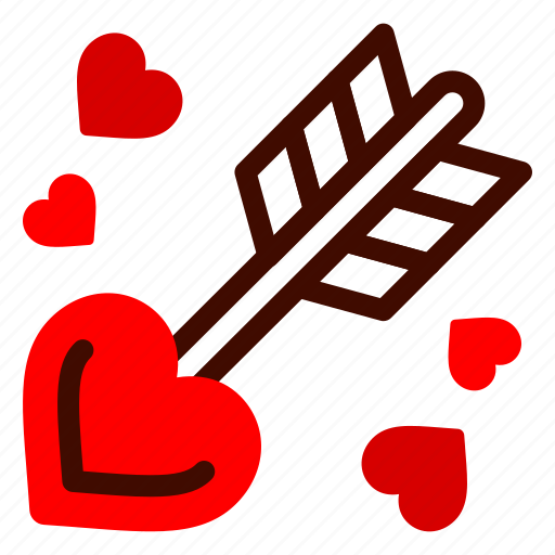 Archery, love, heart, romance, valentines, day icon - Download on Iconfinder