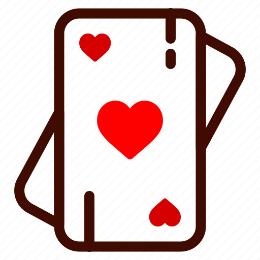 Cards, playing, heart, romance, valentines, day, valentine icon - Download on Iconfinder