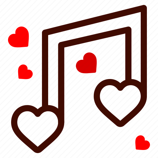 Love, music, heart, romance, valentines, day, valentine icon - Download on Iconfinder