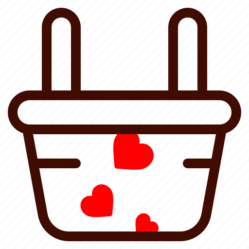 Basket, love, heart, romance, valentines, day, valentine icon - Download on Iconfinder