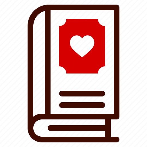 Book, love, heart, romance, valentines, day, valentine icon - Download on Iconfinder