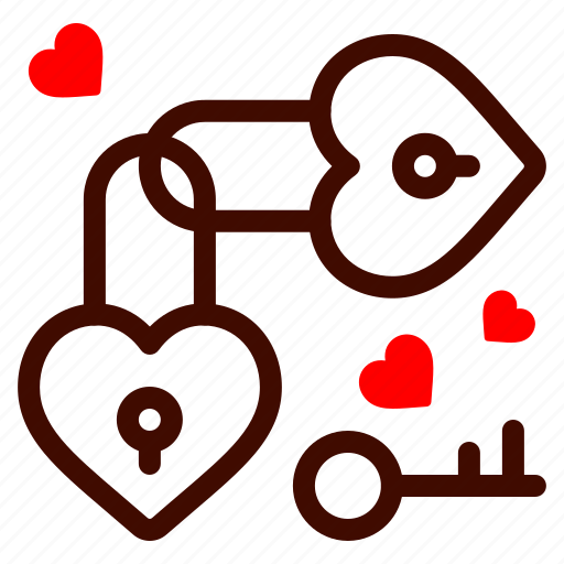 Heart, lock, padlock, romance, valentines, day, valentine icon - Download on Iconfinder