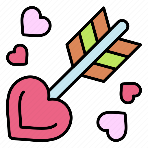 Archery, love, heart, romance, valentines, day icon - Download on Iconfinder