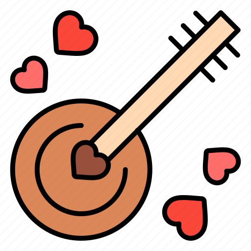 Guitar, music, love, heart, romance, valentines, day icon - Download on Iconfinder