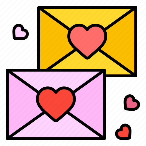 Love, letter, email, heart, romance, valentines, day icon - Download on Iconfinder