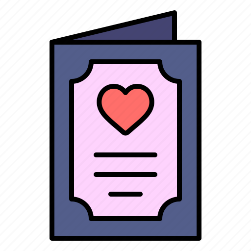 Card, weddind, heart, romance, valentines, day, valentine icon - Download on Iconfinder