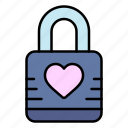 padlock, love, heart, romance, valentines, day, valentine