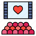 cinema, entertainment, movie, heart, romance, valentines, day
