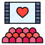 cinema, entertainment, movie, heart, romance, valentines, day 