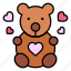 teddy, bear, love, heart, romance, valentines, day 