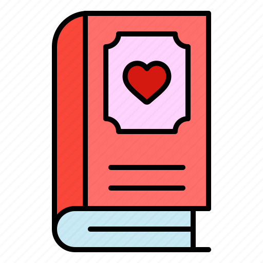 Book, love, heart, romance, valentines, day, valentine icon - Download on Iconfinder
