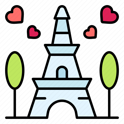 Paris, love, heart, romance, valentines, day, valentine icon - Download on Iconfinder