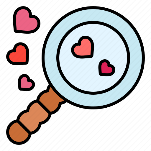 Search, love, heart, romance, valentines, day, valentine icon - Download on Iconfinder