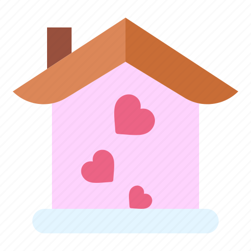 Home, house, heart, romance, valentines, day icon - Download on Iconfinder