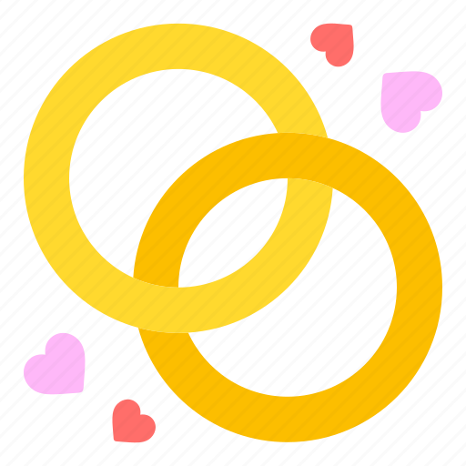 Ring, couple, wedding, heart, romance, valentines, day icon - Download on Iconfinder