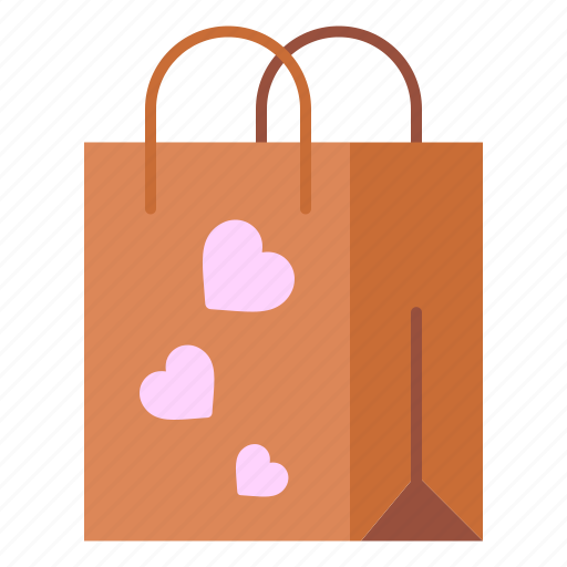 Shopping, bag, love, heart, romance, valentines, day icon - Download on Iconfinder