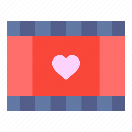 Video, movie, heart, romance, valentines, day, valentine icon - Download on Iconfinder