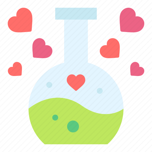 Flask, lab, heart, romance, valentines, day, valentine icon - Download on Iconfinder