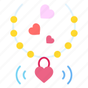 necklace, jewellery, heart, romance, valentines, day, valentine