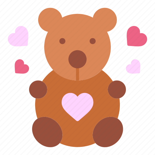 Teddy, bear, love, heart, romance, valentines, day icon - Download on Iconfinder