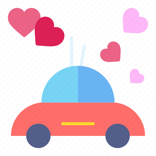 Car, honeymoon, heart, romance, valentines, day, valentine icon - Download on Iconfinder