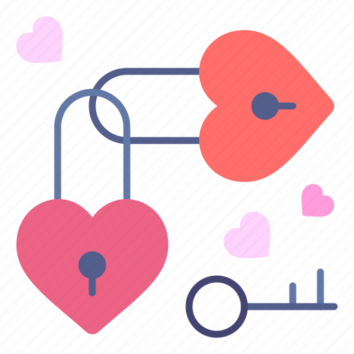 Heart, lock, padlock, romance, valentines, day, valentine icon - Download on Iconfinder