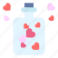 love, bottle, heart, romance, valentines, day, valentine 