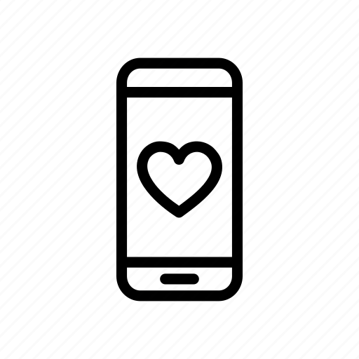 Favourite, heart, love, phone, message, sexting, like icon - Download on Iconfinder