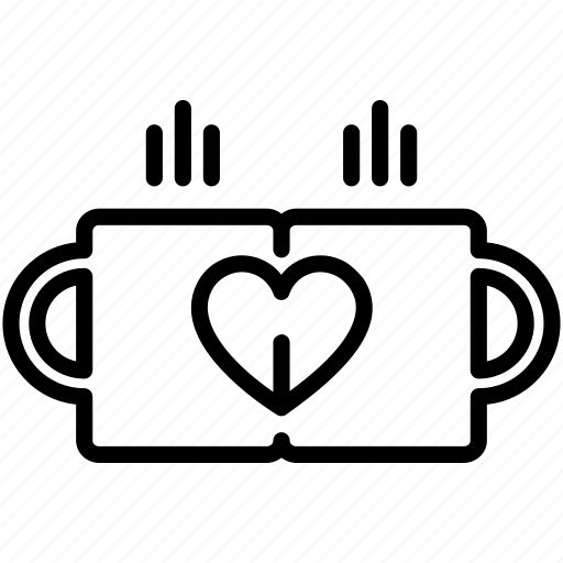 Tea, mug, cup, heart, valentine, coffee icon - Download on Iconfinder