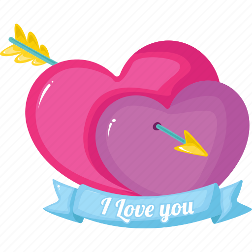 Valentine, sticker, heart, i love you, love, valentines, romantic icon - Download on Iconfinder