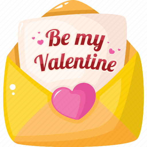Valentine, sticker, mail, letter, message, love, heart icon - Download on Iconfinder