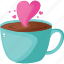 valentine, sticker, coffee, latte, cup, love, valentines 
