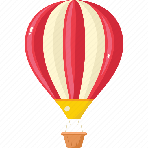 Valentine, sticker, hot air balloon, balloon, romantic, valentines icon - Download on Iconfinder