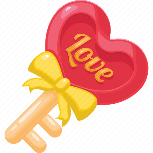 Valentine, love, key, romantic, valentines, heart icon - Download on Iconfinder