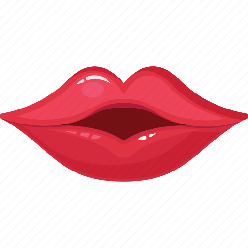 Valentine, sticker, lips, kiss, romantic, romance icon - Download on Iconfinder
