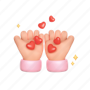 valentine, heart, hand, touch, gesture, interaction, finger, love