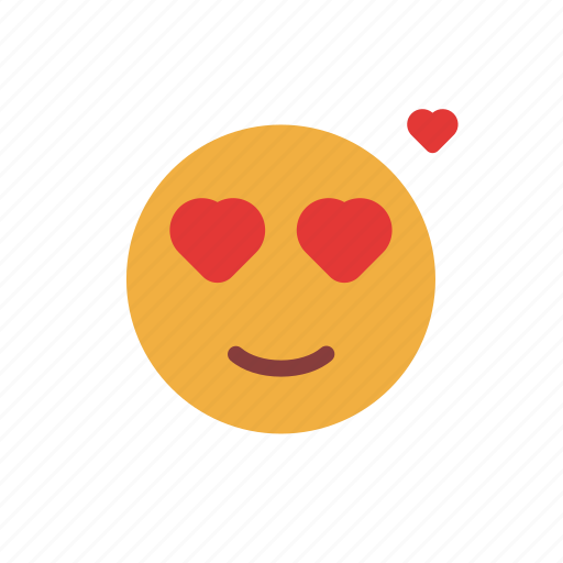Emoticon, fall in love, funny, love, valentine, velentine's day icon - Download on Iconfinder