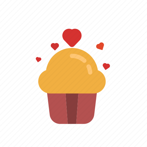 Cake, cup cake, love, share, valentine, valentine's day icon - Download on Iconfinder