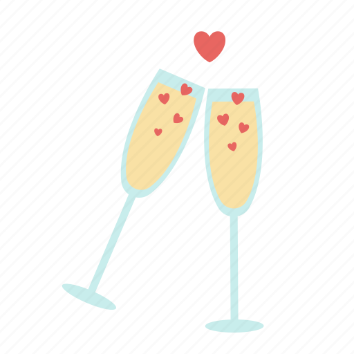 Alcohol, champagne, cocktail, love, romantic, valentine icon - Download on Iconfinder