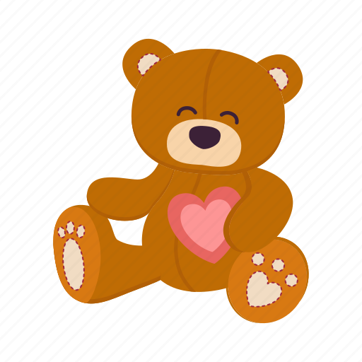Bear, kids, love, romance, teddy, toy icon - Download on Iconfinder