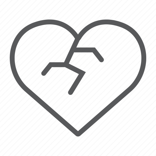 Broke, broken, health, heart, heartbreak, love, relationship icon - Download on Iconfinder